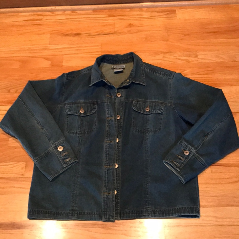 Columbia denim jacket, EUC, xl